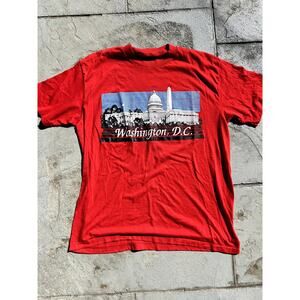 Washington DC Souvenir Single Stitch Vintage T Shirt - Used Condition